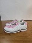Brunswick Women s Size 7 White pink Bowling Shoes L-006 Glide