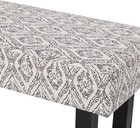 Ashford Boho Fabric Bench Great Deal Furniture Boho Fabric Bench black Print