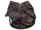 Lot 2x Noras Nursery Reusable Cloth Diapers Adjustable Size Bamboo   Polyester