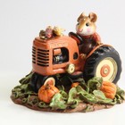 Wee Forest Folk Field Mouse   Fall   Limited   Tractor Pumpkins Corn Halloween