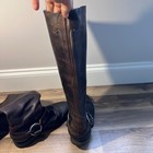 Steve Madden Tall Leather Boots  Brown And Black  Women s Size 8 5