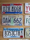 Expired Large Lot Of 21 Old Colorful License Plates - Bulk - Many States 