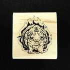 Grateful Dead Rubber Stamp Spring 1990 Too The Other One Fire Tiger Wood Ink