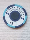 1 00 Chip From The Fontainbleau Casino Las Vegas Nevada 