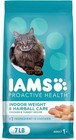 Iams Proactive Health Indoor Weight   Hairball Care Adult Dry Cat Food  7lb