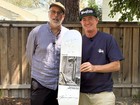 Jason Lee  backside Ollie Santa Monica  Autographed Artist Series Deck     Limited