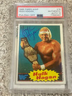 Hulk Hogan Signed 1985 Topps Wwf Card  16 Wrestling Auto Hof Psa dna Psa 10