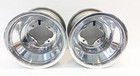 Dwt Polished A5 Rolled Lip Atv Rear Wheel Pair 9  9x8 3 5 4 110 Ltr450 Ltz400