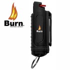 8 Pack Burn Pepper Spray Self Defense 0 5oz Security Keychain Case Molded Black 