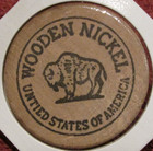 Vintage Mister Yettis Sturgeon Bay  Wi Wooden Nickel - Token Wisconsin Wisc 