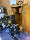 Antique 1915 Bausch   Lomb Cast Iron   Brass Scientific Laboratory Microscope