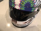 Daniel Suarez   Svg Autographed 2025 Freeway Ins Full Size Helmet  Hat   Card