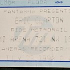 Eric Clapton Ticket Stub 1990