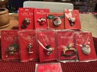 Rare Lot Of 10 Vintage Hallmark Christmas Lapel Pins Unopened New Old Stock
