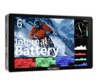Feelworld P6xl 6  Built In Battery Aluminium 1200nit Camera Field Dslr Monitor 