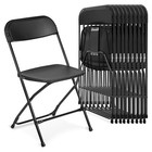  10 Pack  Plastic Folding Stackable Chairs Seat -office Home Event Wedding Party