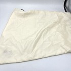 Coach Purse White Cream Satin Dust Bag Only Logo Drawstring 23x18   