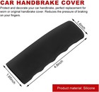 Car Handbrake Cover  Anti-slip Silicone Auto Hand Brake Comfortab Color  Black