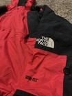 The North Face Vintage Men s S Gore-tex Hooded Rain Jacket Red black