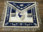 Masonic Regalia Blue Lodge Officer Aprons Bullion Hand Embroidered Set Of 11 Pcs