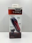 New Wahl T-pro Corded T-blade Beard Mustache Trimmer Barber Shaver Red 9307-300