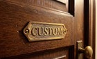 Custom Brass Door Sign Personalized Name Plate Vintage Victorian Style Plaque
