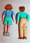 Fisher-price Loving Family Dollhouse Parents Dad Father   Mom Mother Doll 1993