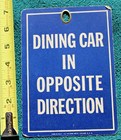 1940 s Pullman Railroad Dining Car Sign Vintage Railway Train Sign Parlor Lounge
