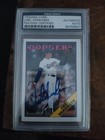 Graded 1979 Topps Trading Card Orel Hershiser Authentic Auto Card  40