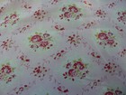 Yuwa Fabric Cabbages Roses Collection Gemstones Trellis Raspberry And Pink 1 Yd 
