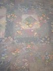 Pink Lace Embroidered 6ftx 30  Pieces 3 With Butterflies And Flowers Embroidery