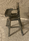 Vtg Metal Durham Industries Miniature High Chair Dollhouse Furniture 1970 s  41