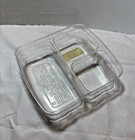Longaberger Basket Plastic Protector Clear Square Divider 3 Section No  41581