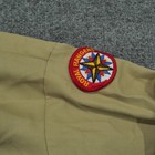 Vintage Royal Rangers Uniform Shirt Youth Large Brown Button Up 80s
