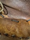 Vintage Bob Feller Jc Higgins 1638 Leather Baseball Mitt Glove  - Needs Repair