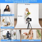 Hemmotop Photo Backdrop  White  5x7ft  Photography Background Backdrops