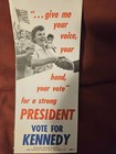 Vintage 1960 John F  Kennedy  new Leader For The 60 s  Campaign Brochure