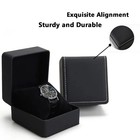 Single Watch Gift Box With Pillow Pu Leather Wristwatch Display Case Organizer F