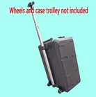 6u Rack Case Shallow 10 2inch Deep Lockable Dustproof For Stage Gear Black Hdpe