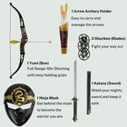 Ninja Warrior Role Play Toy Set For Kids     Sword  Bow  Arrows  Mask  Shuriken 
