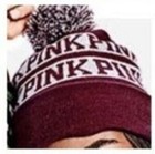 New Victoria s Secret Pink Limited Edition Show Pom Pom Beanie Hat Rare Gift Nwt