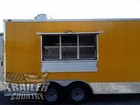 New 2025 8 5x16 8 5 X 16 V-nosed Enclosed Concession Food Vending Bbq Trailer