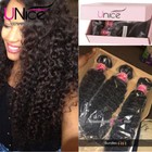 Unice 8a Malaysian Virgin Hair Weave Bundles Curly straight wavy 100  Human Hair