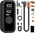 Portable Tire Inflator 12v Dc  Cordless Air Compressor 150psi  Rechargeable Pump