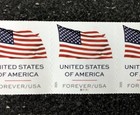 2025usa  6019 Forever Us Flag - Pnc Plate   b11111  Coil Strip Of 5   bca 