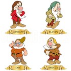 Snow White   The Seven Dwarfs Set Of 7 Cardboard Cutout Standup Standees Poster