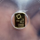 1 Gram Gold Bar Icg Verified Genuine  9999 Fine Gold Bullion Affordable Stacking
