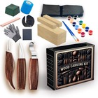Sharp Shark Wood Carving Kit For Beginners And Experts Includes Tools Wood Paint