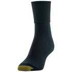Goldtoe Women s Anklet Turncuff Socks  3-pack  Black One Size
