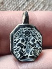 Rare Authentic 17th Century Religious Medal C 1600 Bronze Christian   